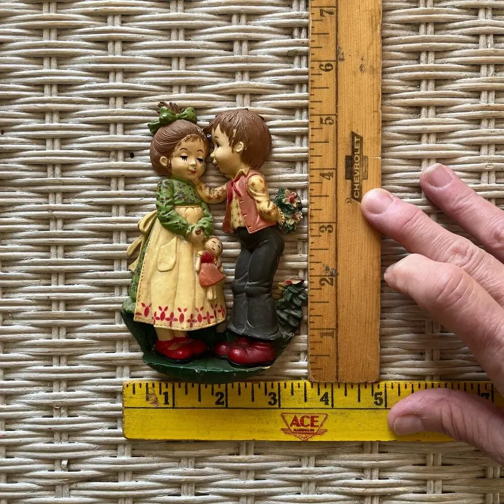 70s Vintage retro boy and girl wall decor - Picture 4 of 4